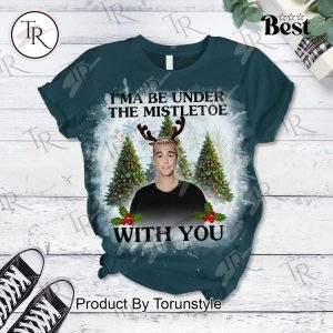 Justin Bieber I’ma Be Under The Mistletoe With You Merry Christmas Pajamas Set