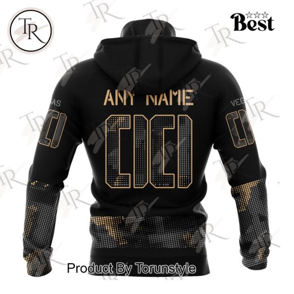 NHL Vegas Golden Knights Personalized Military Appreciation Design Hoodie