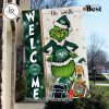 NFL New York Giants Football Grinch Welcome Christmas Garden Flag – Custom Name