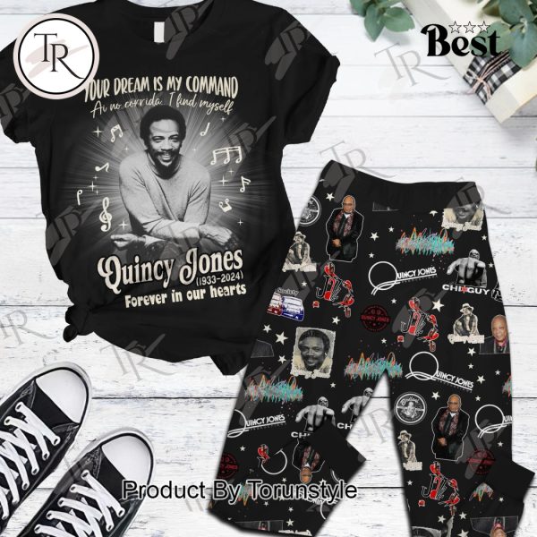 Quincy Jones 1933-2024 Forever In Our Hearts Pajamas Set