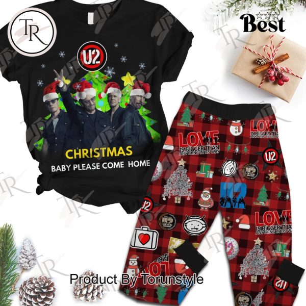 U2 Band Christmas Baby Please Come Home Love Is Bigger Than Anything In Its Way Pajamas Set