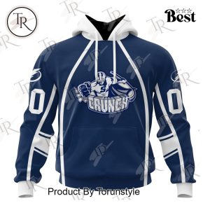 Personalized AHL Syracuse Crunch Color Jersey Style Hoodie