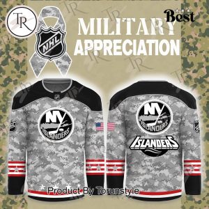 NHL New York Islanders Arctic Camo 2024 Salute to Service Club Hockey Jersey