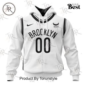 NBA Brooklyn Nets Personalized 2025 Association Kits Hoodie