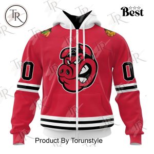 AHL Rockford IceHogs Personalized 2024 Home Kits Hoodie