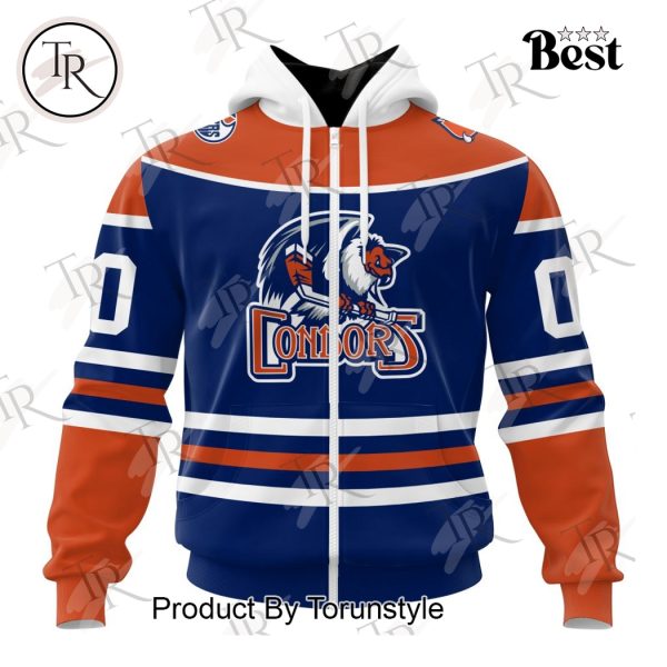 AHL Bakersfield Condors Personalized 2024 Home Kits Hoodie