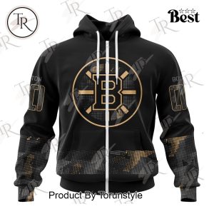 NHL Boston Bruins Personalized Military Appreciation Design Hoodie