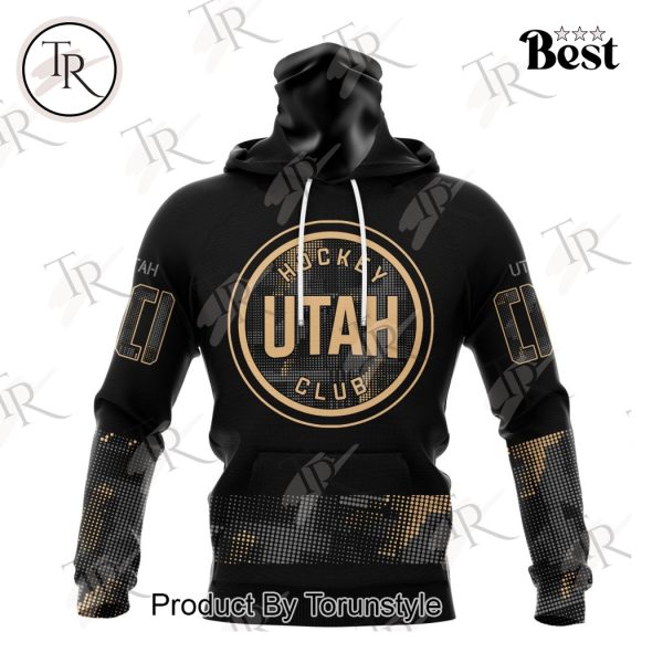 NHL Utah Hockey Club Personalized Military Appreciation Design Hoodie