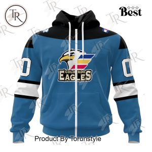 AHL Colorado Eagles Personalized 2024 Home Kits Hoodie