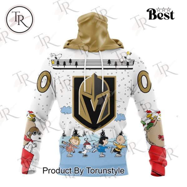 NHL Vegas Golden Knights Special Peanuts Ice Skating Design Hoodie