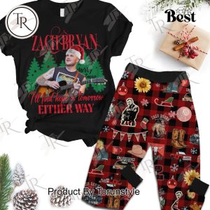 Zach Bryan I’ll Find Hope In Tomorrow Either Way Christmas Pajamas Set