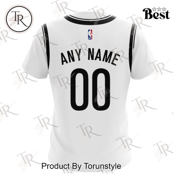 NBA Brooklyn Nets Personalized 2025 Association Kits Hoodie