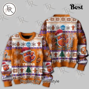 They Not Like Us Clemson Tigers Knitted Sweater