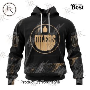 NHL Edmonton Oilers Personalized Military Appreciation Design Hoodie