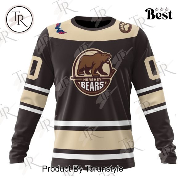 AHL Hershey Bears Personalized 2024 Home Kits Hoodie