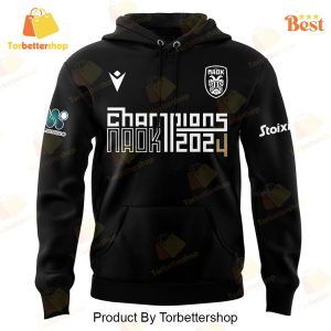 PAOK FC Greece 2024 Champions Hoodie