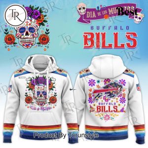 Dia De Los Muertos Buffalo Bills 2024 Pullover Hoodie, Longpants, Cap