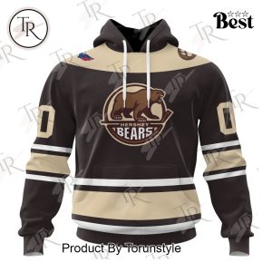 AHL Hershey Bears Personalized 2024 Home Kits Hoodie