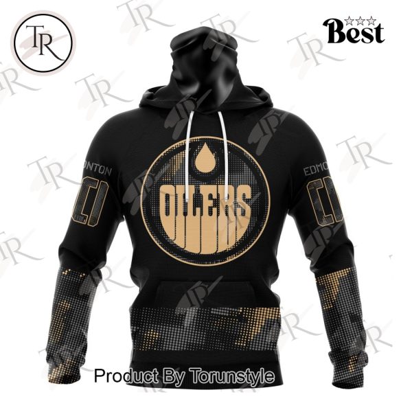 NHL Edmonton Oilers Personalized Military Appreciation Design Hoodie