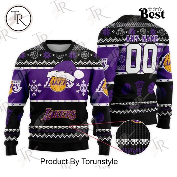 NBA Los Angeles Lakers Special Christmas Ugly Sweater Design