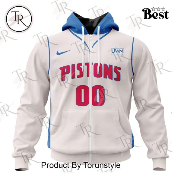 NBA Detroit Pistons Personalized 2025 Association Kits Hoodie