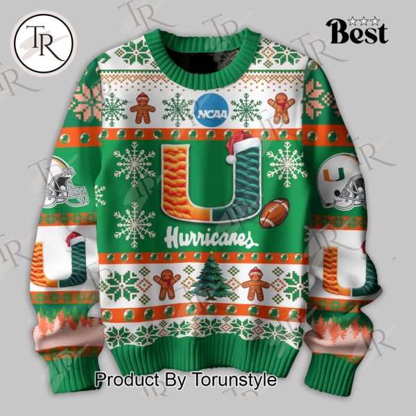 They Not Like Us Miami Hurricanes Knitted Sweater