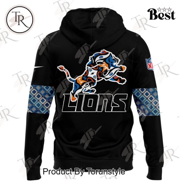 Detroit Lions 2024 Native American Heritage Month Hoodie