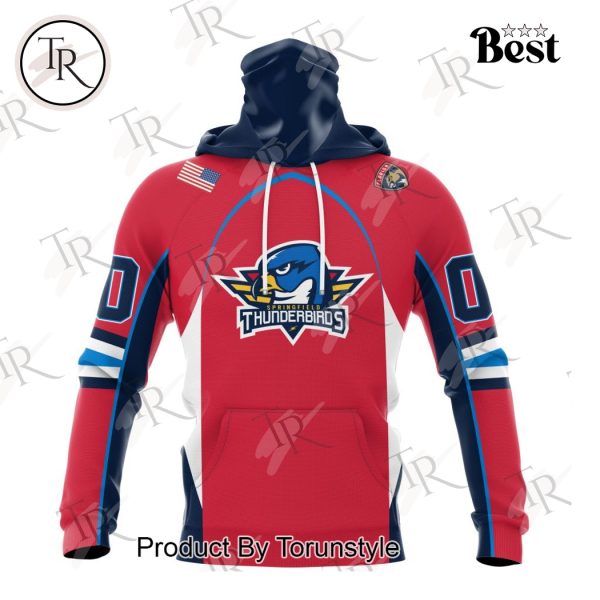 AHL Springfield Thunderbirds Personalized 2024 Home Kits Hoodie