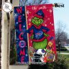 NFL Baltimore Ravens Football Grinch Welcome Christmas Garden Flag – Custom Name