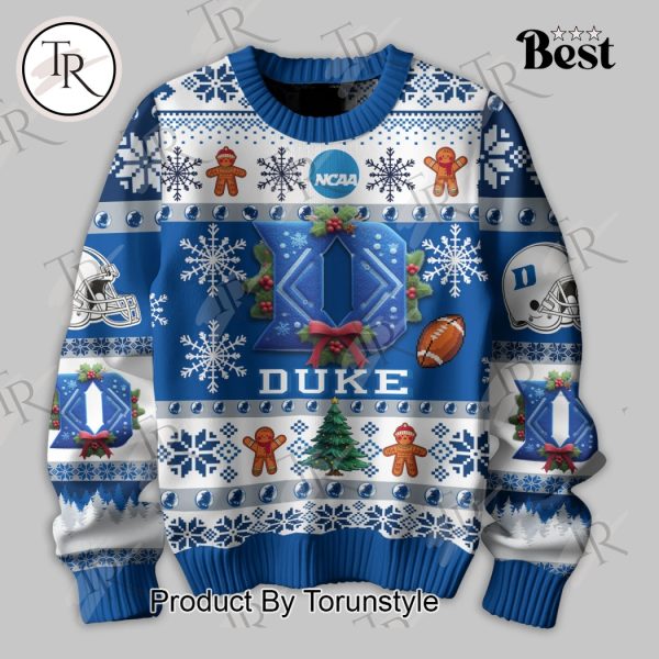 They Not Like Us Duke Blue Devils Knitted Sweater