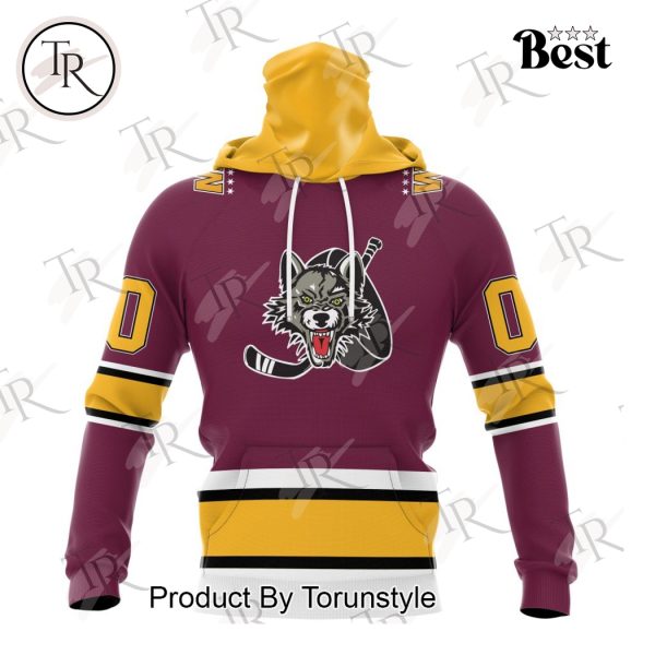 AHL Chicago Wolves Personalized 2024 Home Kits Hoodie