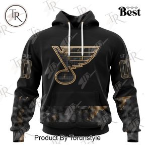 NHL St. Louis Blues Personalized Military Appreciation Design Hoodie