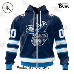 AHL Manitoba Moose Personalized 2024 Home Kits Hoodie