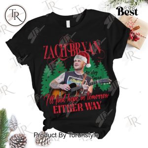 Zach Bryan I’ll Find Hope In Tomorrow Either Way Christmas Pajamas Set