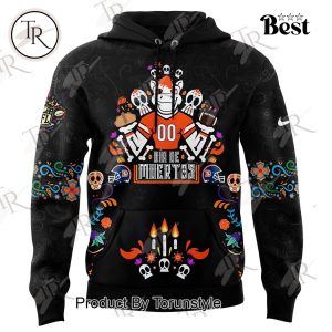 Denver Broncos 2024 NFL Dia De Los Muertos Hoodie