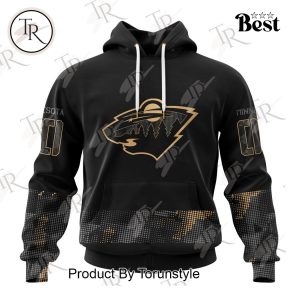 NHL Minnesota Wild Personalized Military Appreciation Design Hoodie