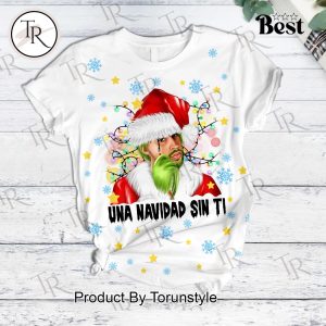 Bad Bunny Una Navidad Sin Ti Santa No Soy Pajamas Set