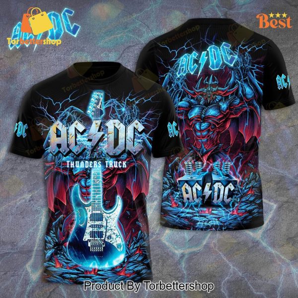 AC DC Thunders Truck Design 3D T-Shirt