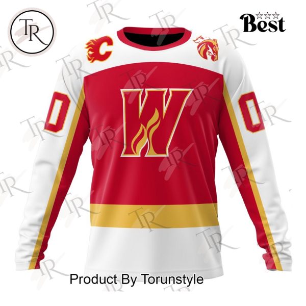 AHL Calgary Wranglers Personalized 2024 Home Kits Hoodie