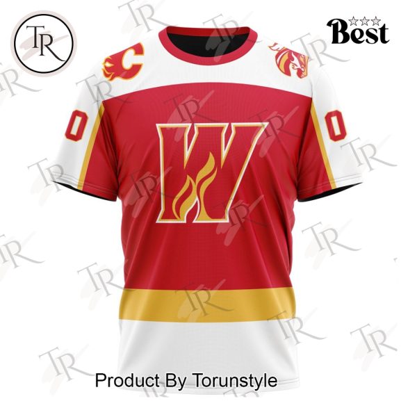 AHL Calgary Wranglers Personalized 2024 Home Kits Hoodie