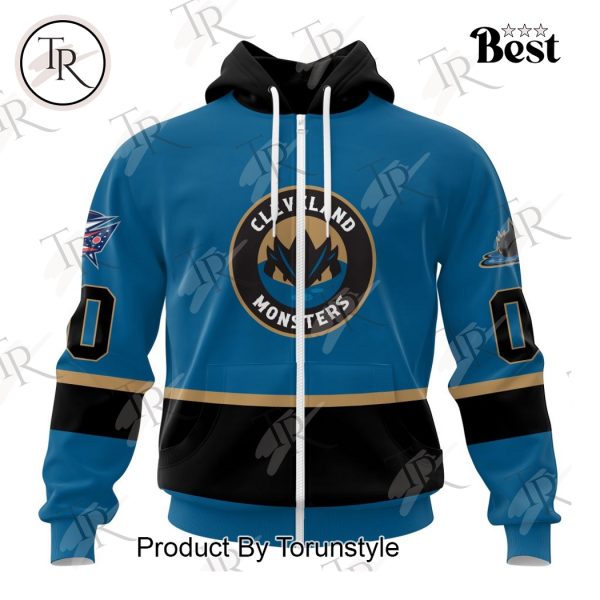 AHL Cleveland Monsters Personalized 2024 Home Kits Hoodie