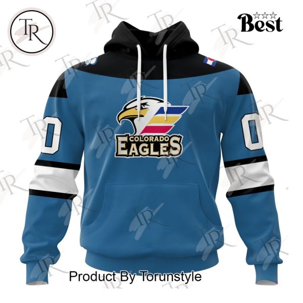 AHL Colorado Eagles Personalized 2024 Home Kits Hoodie