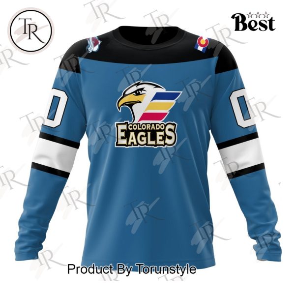 AHL Colorado Eagles Personalized 2024 Home Kits Hoodie