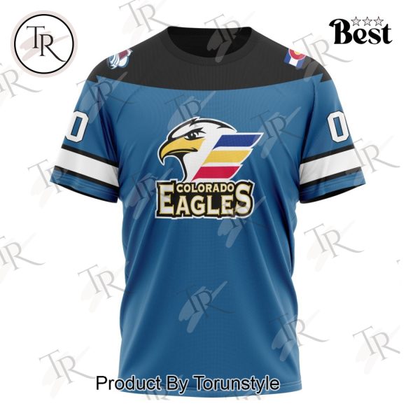 AHL Colorado Eagles Personalized 2024 Home Kits Hoodie