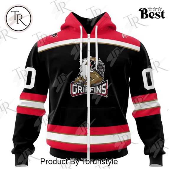 AHL Grand Rapids Griffins Personalized 2024 Home Kits Hoodie