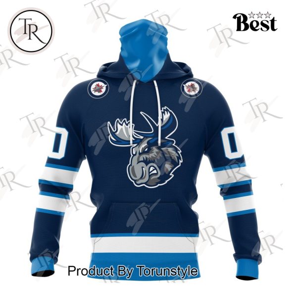 AHL Manitoba Moose Personalized 2024 Home Kits Hoodie