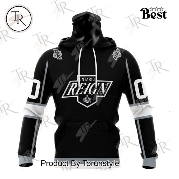 AHL Ontario Reign Personalized 2024 Home Kits Hoodie