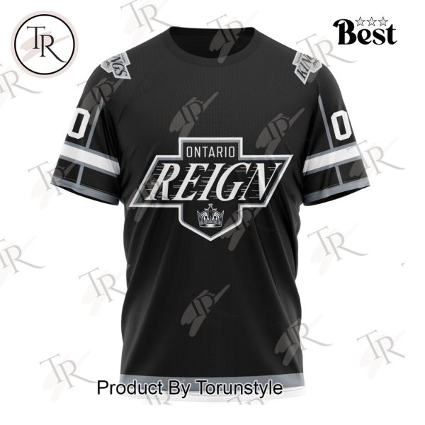 AHL Ontario Reign Personalized 2024 Home Kits Hoodie