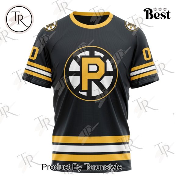 AHL Providence Bruins Personalized 2024 Home Kits Hoodie