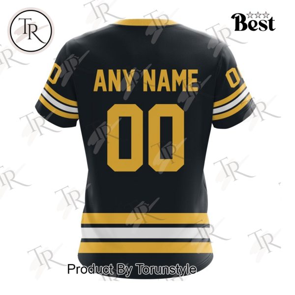 AHL Providence Bruins Personalized 2024 Home Kits Hoodie